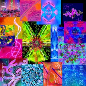 Collage verschiedener Energiebilder