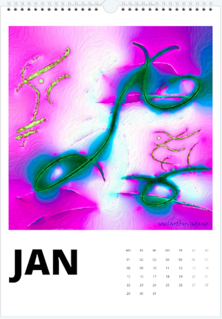 Kunstkalender 2024 Januar